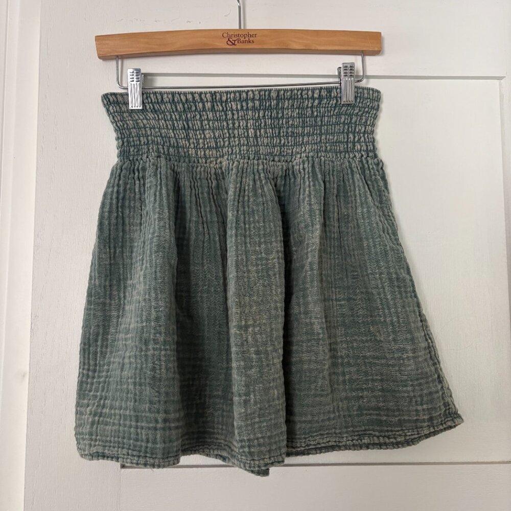 Michael Stars Havana Skirt‎ Smocked Gauze